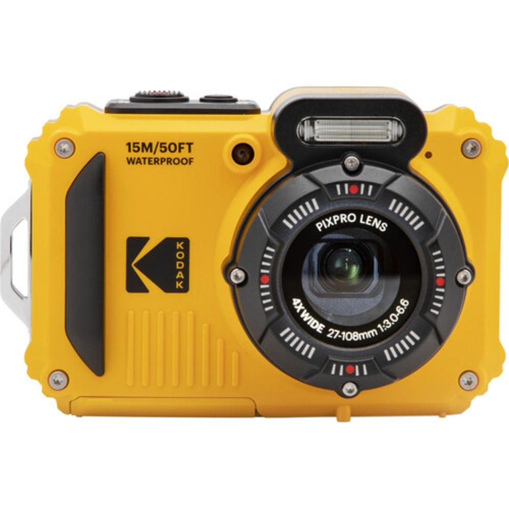 Câmera kodak pixpro wpz2 waterproof amarela (2 bat + mem 16gb) - foto 2