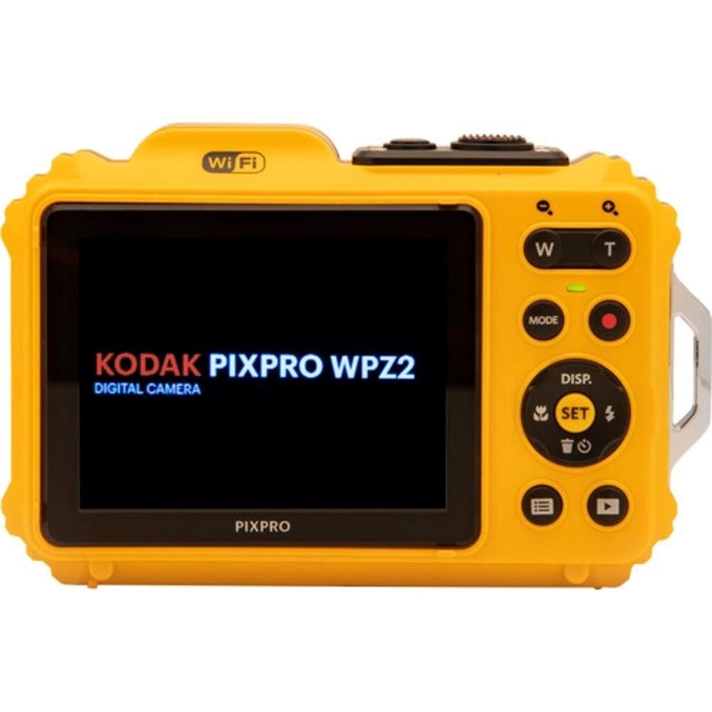 Câmera kodak pixpro wpz2 waterproof amarela (2 bat + mem 16gb) - foto 3