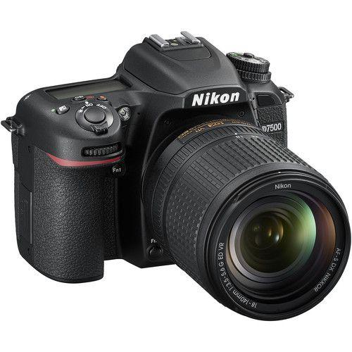 Câmera nikon d7500 dslr kit com lente 18-140mm