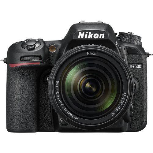 Câmera nikon d7500 dslr kit com lente 18-140mm