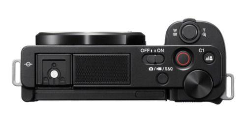 Câmera sony zv-e10 mirrorless kit com lente 16-50mm (preta)