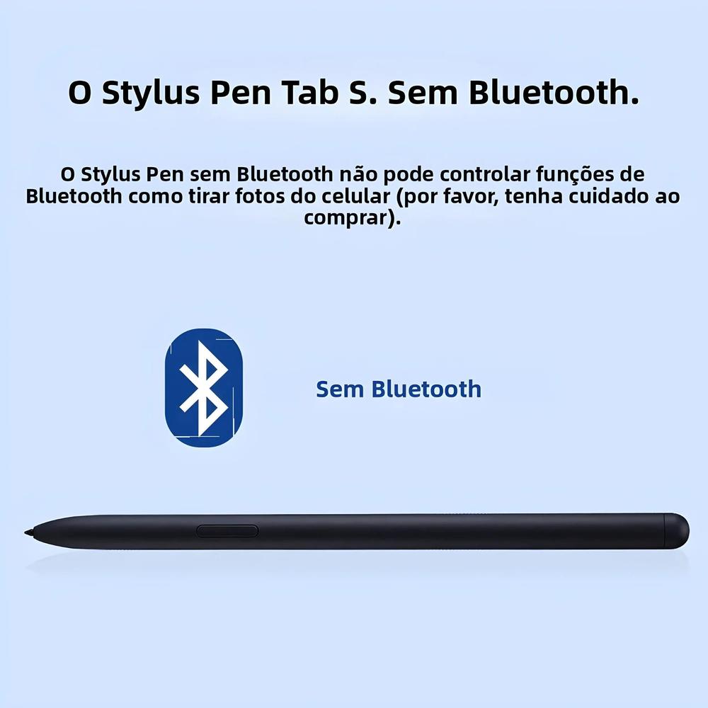 Caneta Stylus S Pen Para Tablet Samsung Galaxy S8 S9 S9FE S7 FE S6 Lite S7 S8 S8+ - NONE - foto 2