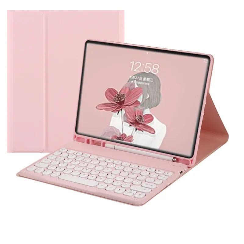 Capa Com Teclado Magnético Para Samsung Galaxy Tab A11 8.7 Polegadas 2025 SM-X133 SM-X135 - NONE