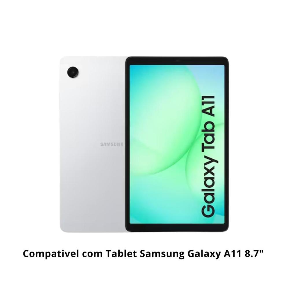 Capa com teclado p/ Tablet Samsung Galaxy Tab A11 8.7 + Caneta Touch - DaiCommerce