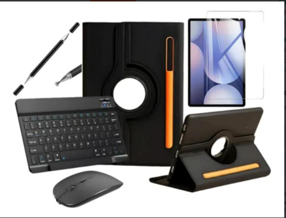 Capa+teclado+mouse+película+ Caneta P/ Tablet Samsung A11+ - genérica
