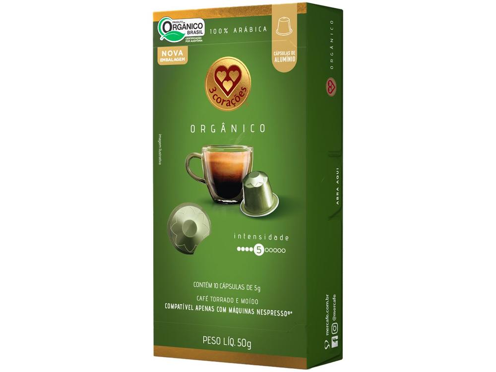 Cápsula de Café Orgânico 3 Corações