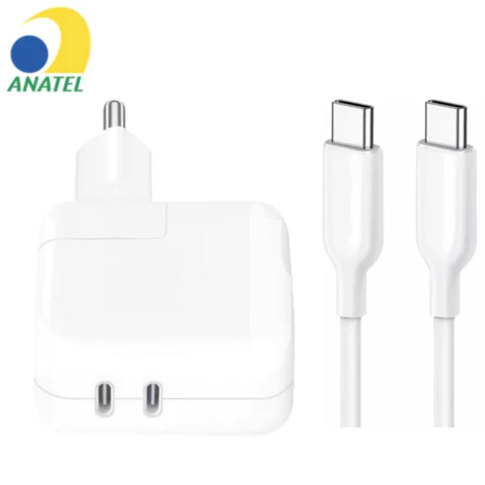 Carregador Turbo Tipo C Para Samsung Galaxy A15 M15 A25 A24 M34 A35 A34 S24 Plus S23 Fe S22 S21 S20 A12...