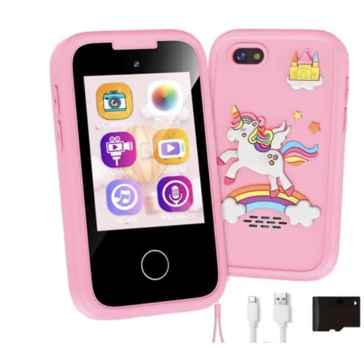 Celular Infantil Educativo: Câmera, Jogos, Música, Vídeos, Tela Touch para Crianças