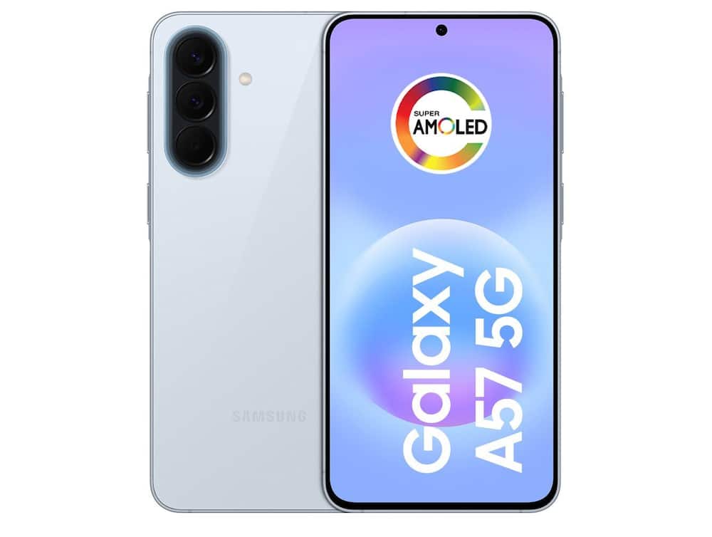 Celular Samsung Galaxy A57 256GB 5G 8GB RAM Azul Claro 6,7" Câm Tripla + Selfie 12MP