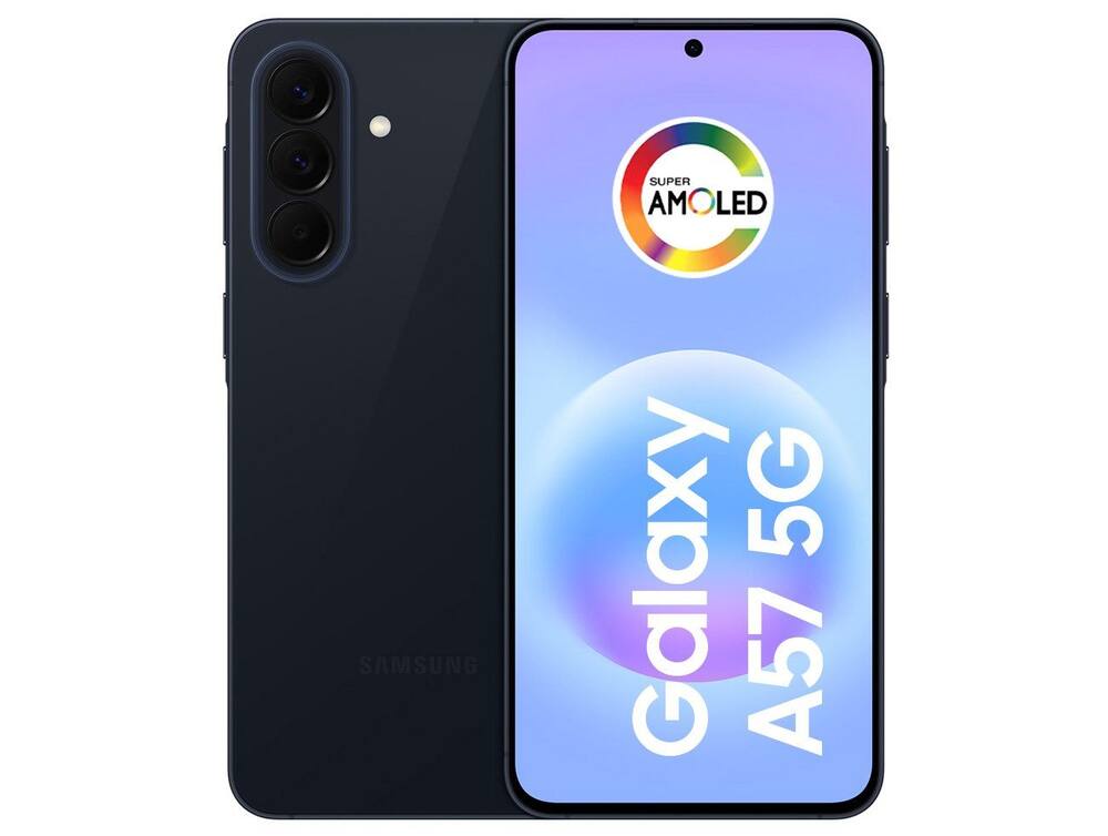 Celular Samsung Galaxy A57 5G 256GB, 8GB RAM, Câmera 50MP, IP68, Super AMOLED 6.7", Recursos AI