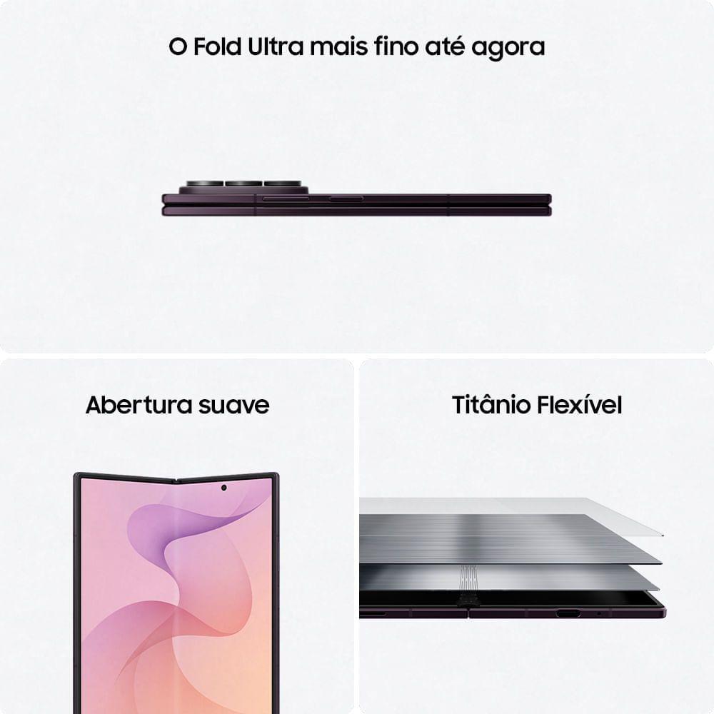 Celular Samsung Galaxy Z Fold8 Ultra 1TB, 16GB RAM, Tela 8.0", Câm. Tras. até 200 MP + Frontal 10MP