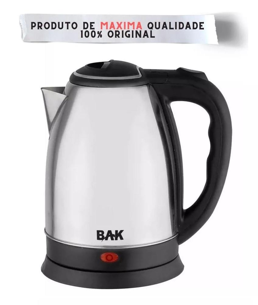 Chaleira Elétrica Aço Inox Café Bule 1,8 Litros Profissional