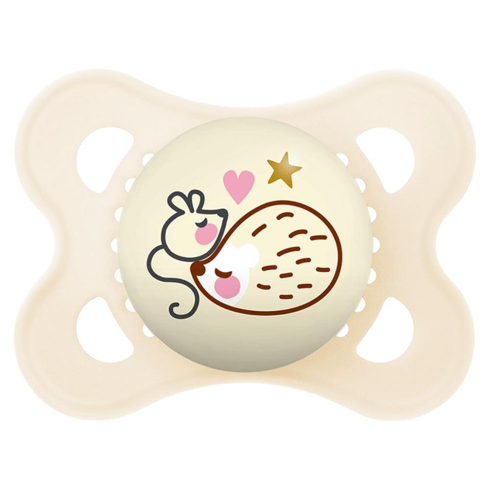 Chupeta MAM Original Silicone Night 0 a 6 Meses Neutra