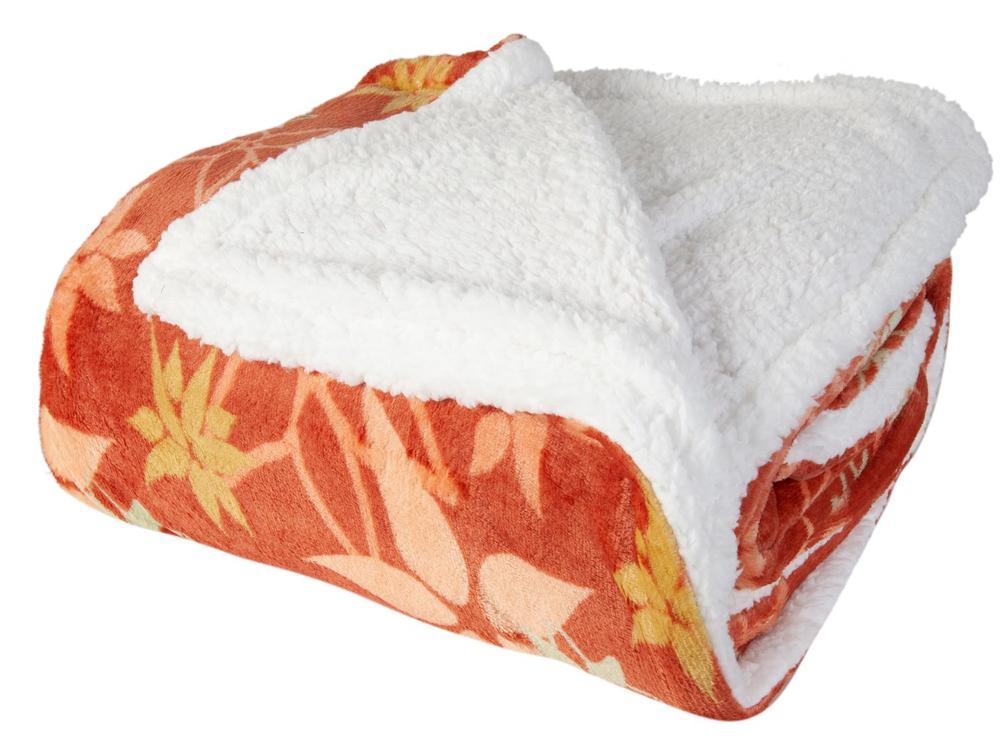 Cobertor Casal Jolitex Poliéster Sherpa Malva