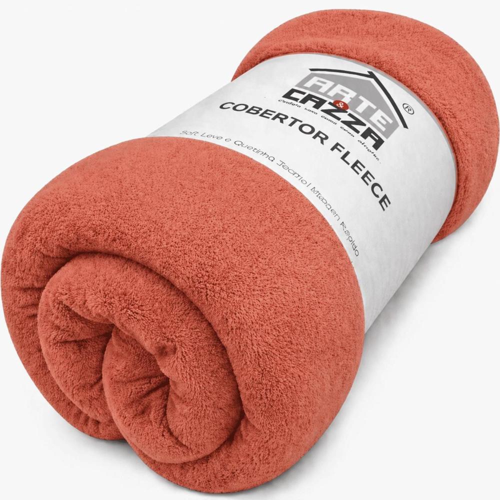 Cobertor Fleece Manta Microfibra Arte Cazza Casal - Arte & Cazza