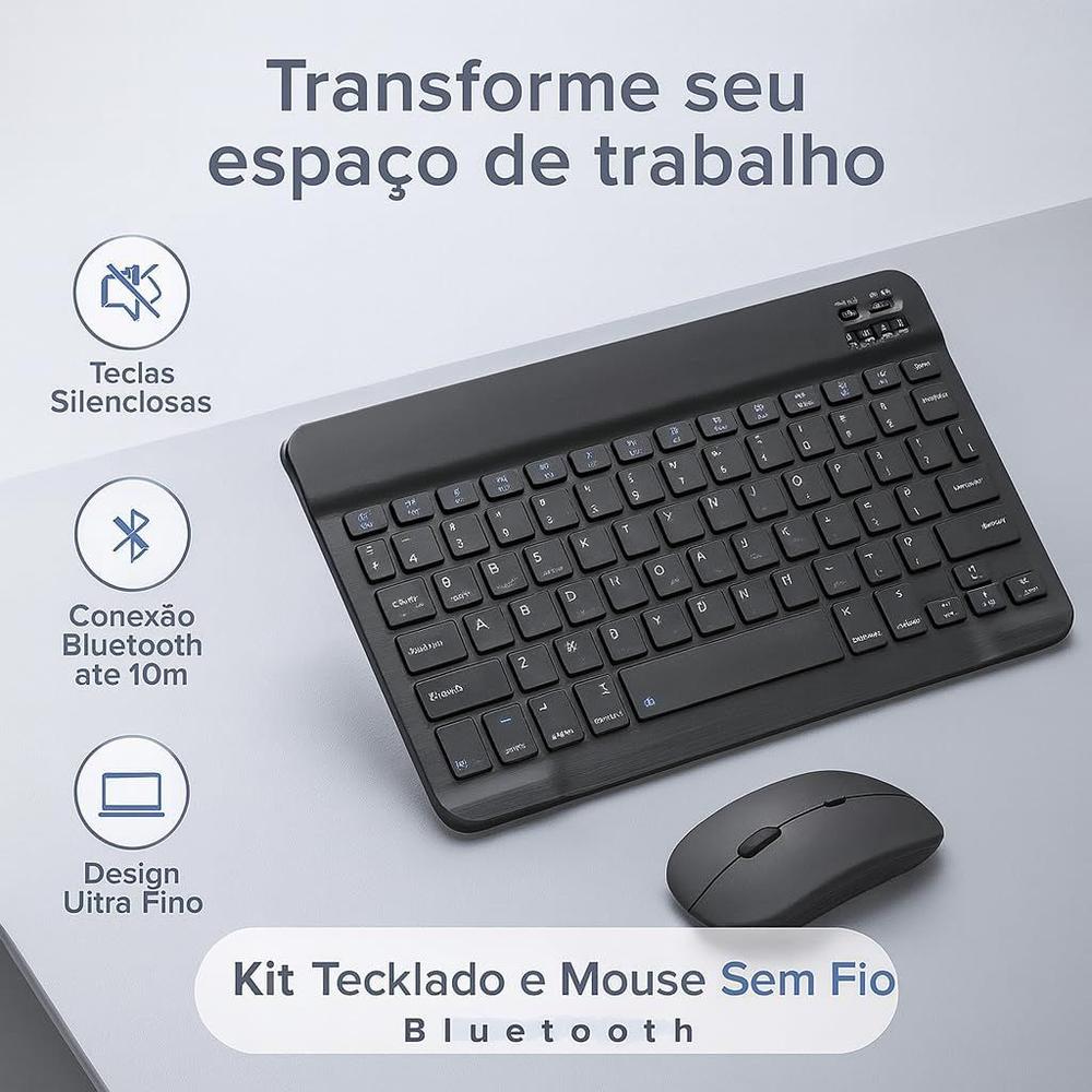 Combo para o Galaxy Tab A11 Plus /A9 Plus Samsung Tablet A11+ / A9+ 11 Polegadas 2025/2023 Teclado e Mouse... - foto 4