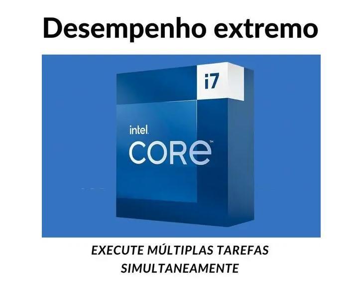Computador Completo Clique PC Intel Core i7 16GB SSD 1TB Monitor LED 21 Windows 11