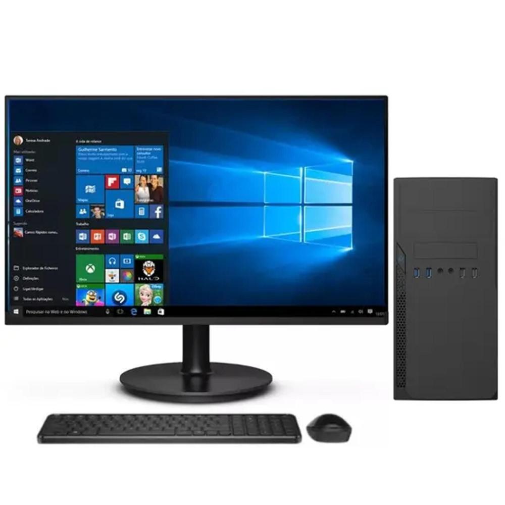 Computador Completo Intel Core i5 16GB SSD 512GB Monitor LED 19.5 Windows 11 - Clique Pc