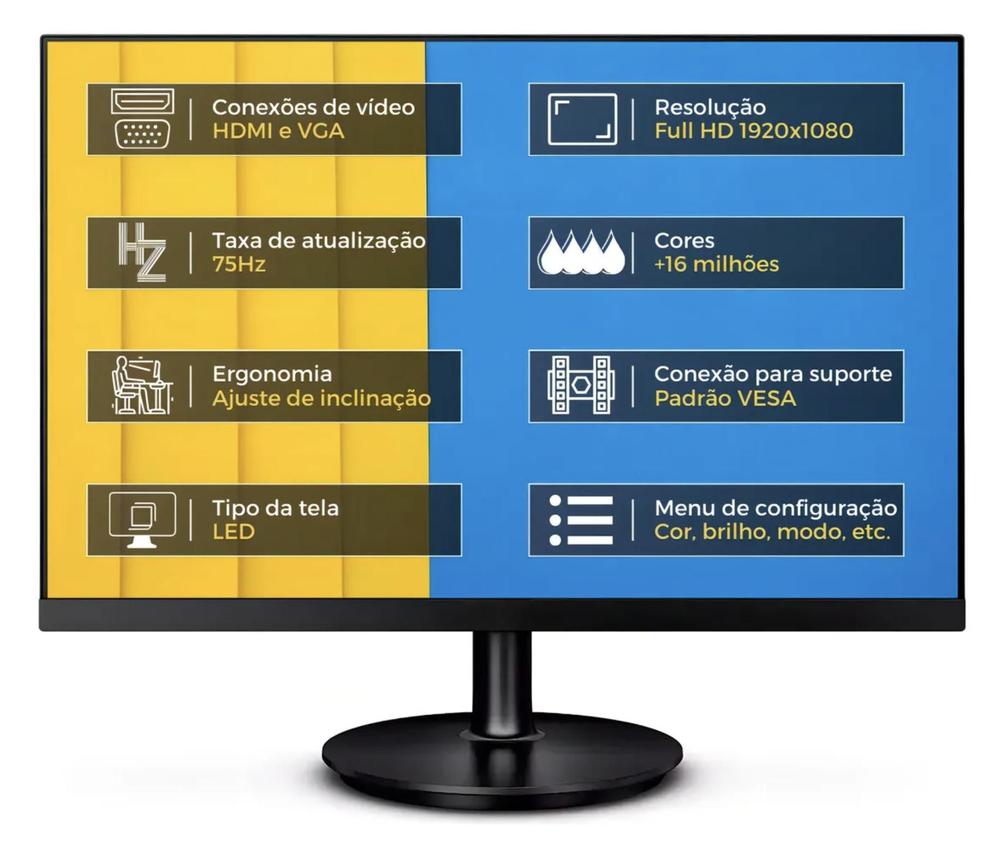 Computador Completo Intel Core i7, 16GB RAM, SSD 1TB, Monitor 20 LED, Windows 11 e Pacote Office - Clique PC - foto 2