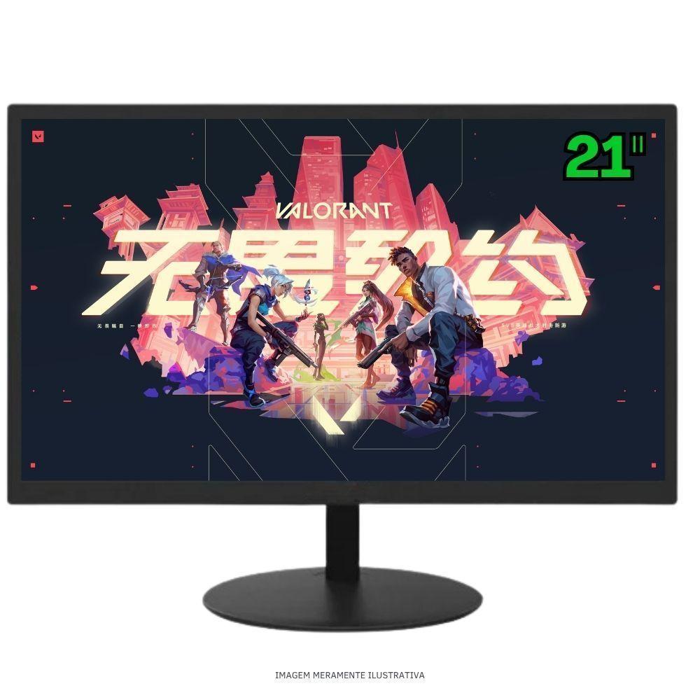 Computador Gamer Home Office Ryzen 3 3200G 8GB DDR4 SSD 240GB Radeon Vega 8 Windows 11 A320 Monitor 21.5...