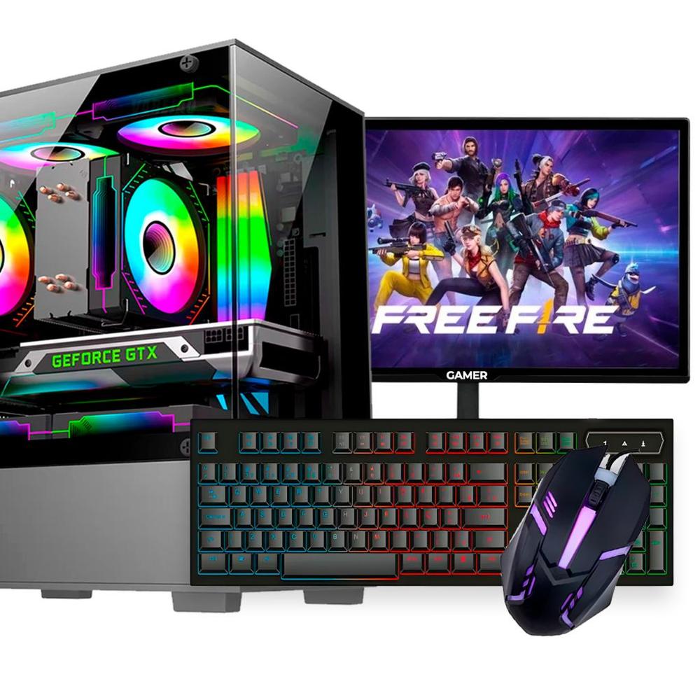Computador Gamer Intel Core I5 12gb Ram SSD 240GB Gamer GT 610 2GB Monitor 15 - DUEX