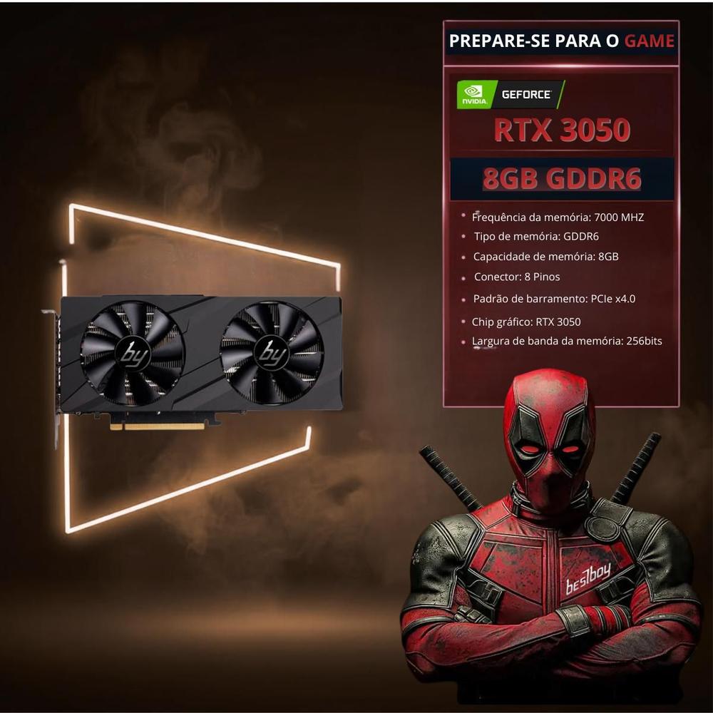COMPUTADOR GAMER MAX ELITE BESTBOY INTEL CORE I5 13º 16GB RAM SSD 512GB RTX 3050 8GB 500W