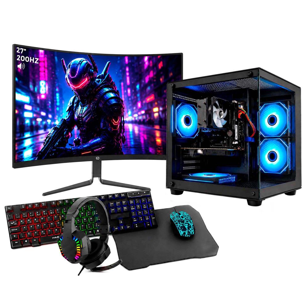 Computador i9 11ª 64gb Ram 2tb Ssd Rtx 5060 Monitor 27" 200hz Oryus +Combo gamer - PRIME