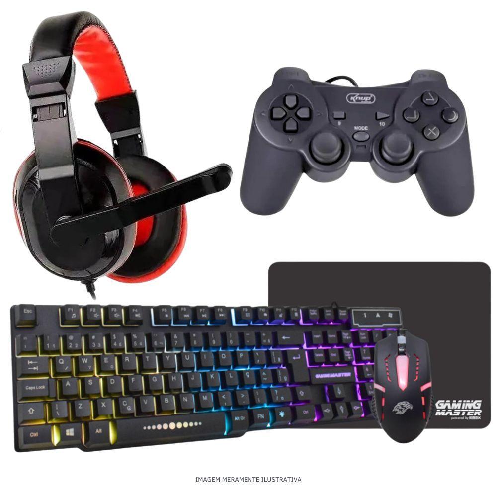 Computador PC Gamer Completo TOB Intel Core i5 SSD 240GB 16GB Teclado Mouse Mouse Pad e Headset Gamer...