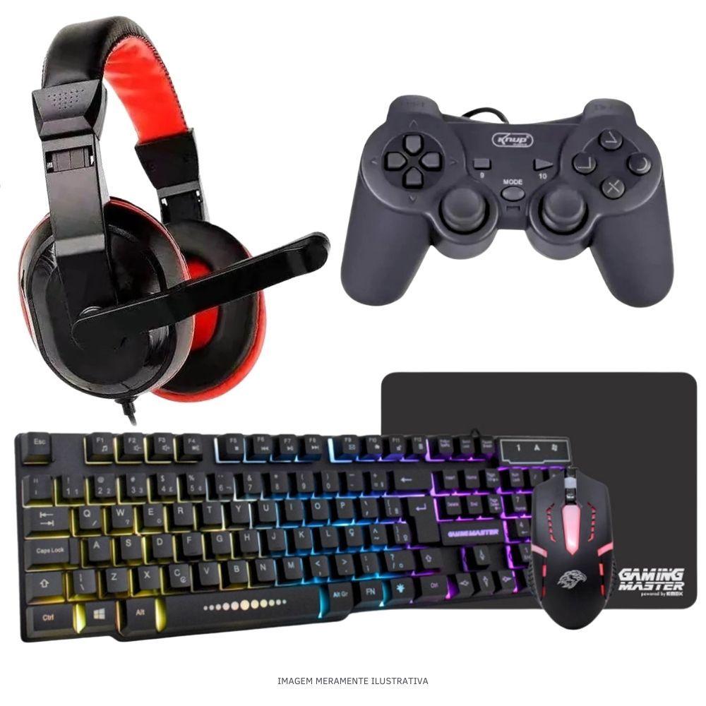 Computador PC Gamer Completo TOB Intel Core i5 SSD 480GB 16GB Teclado Mouse Mouse Pad e Headset Gamer...
