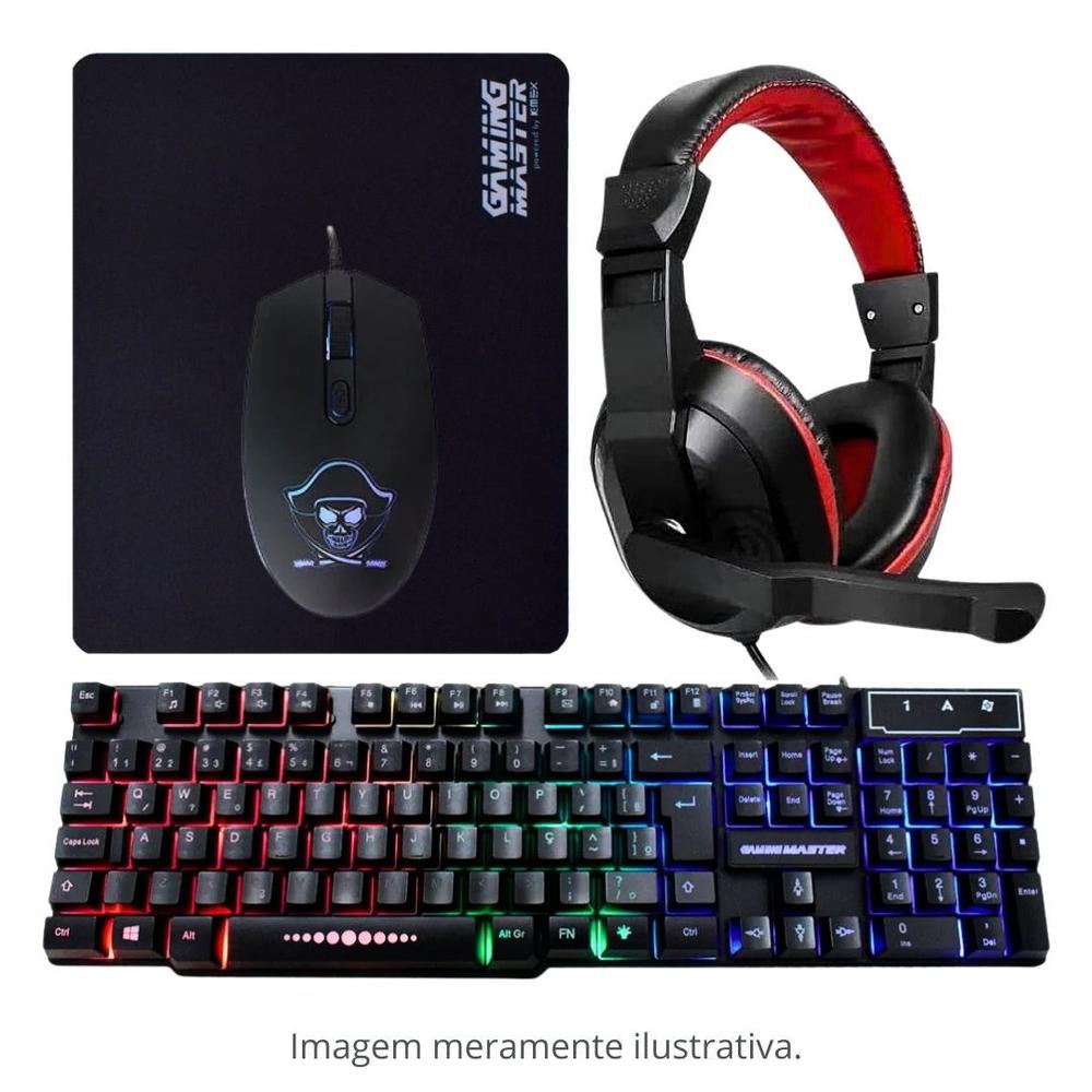 Computador PC Gamer Completo TOB Intel Core i7 16GB de Memória SSD 240GB Placa de Video Geforce 4GB...