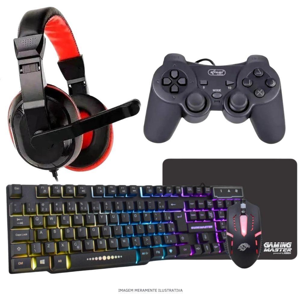 Computador PC Gamer Completo TOB Intel Core i7 SSD 480GB 16GB Teclado Mouse Mouse Pad e Headset Gamer...