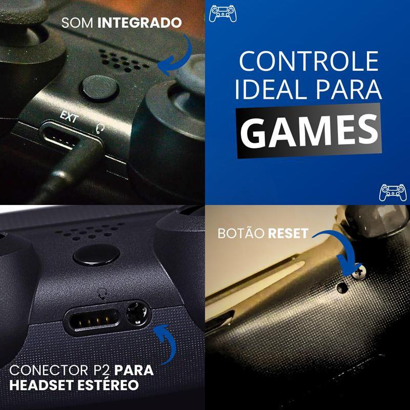 Controle Gamer para PC, SmartTV e Console Wireless Bluetooth - Gamers E-Sports & Entretenimento