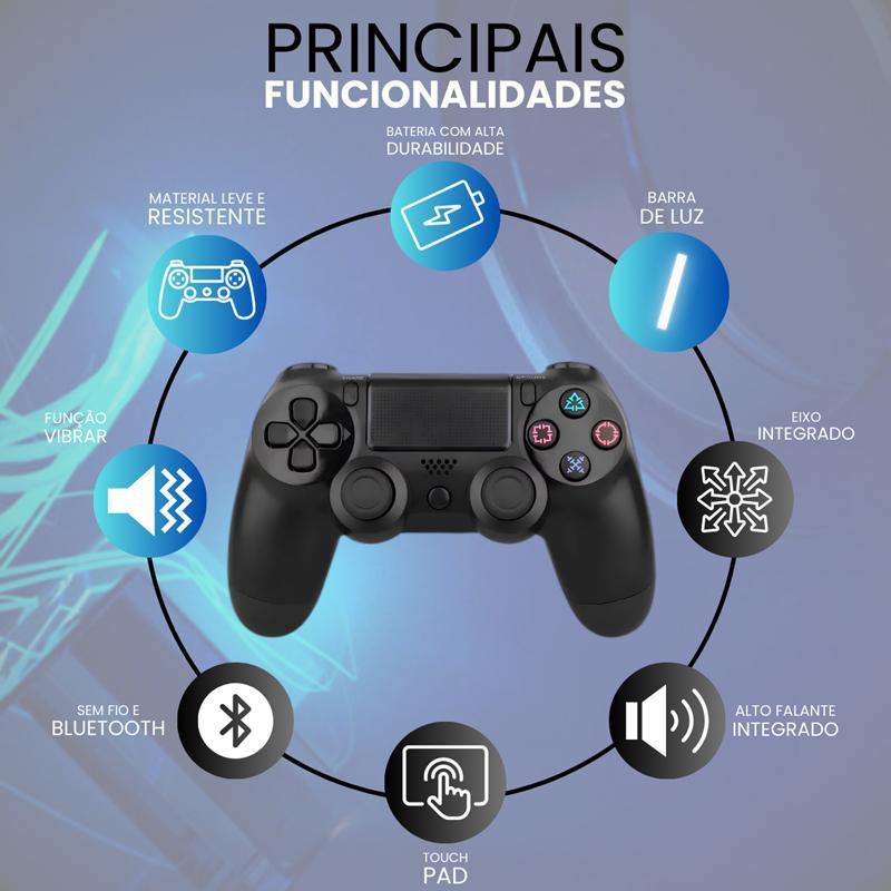 Controle Gamer para PC, SmartTV e Console Wireless Bluetooth - Gamers E-Sports & Entretenimento