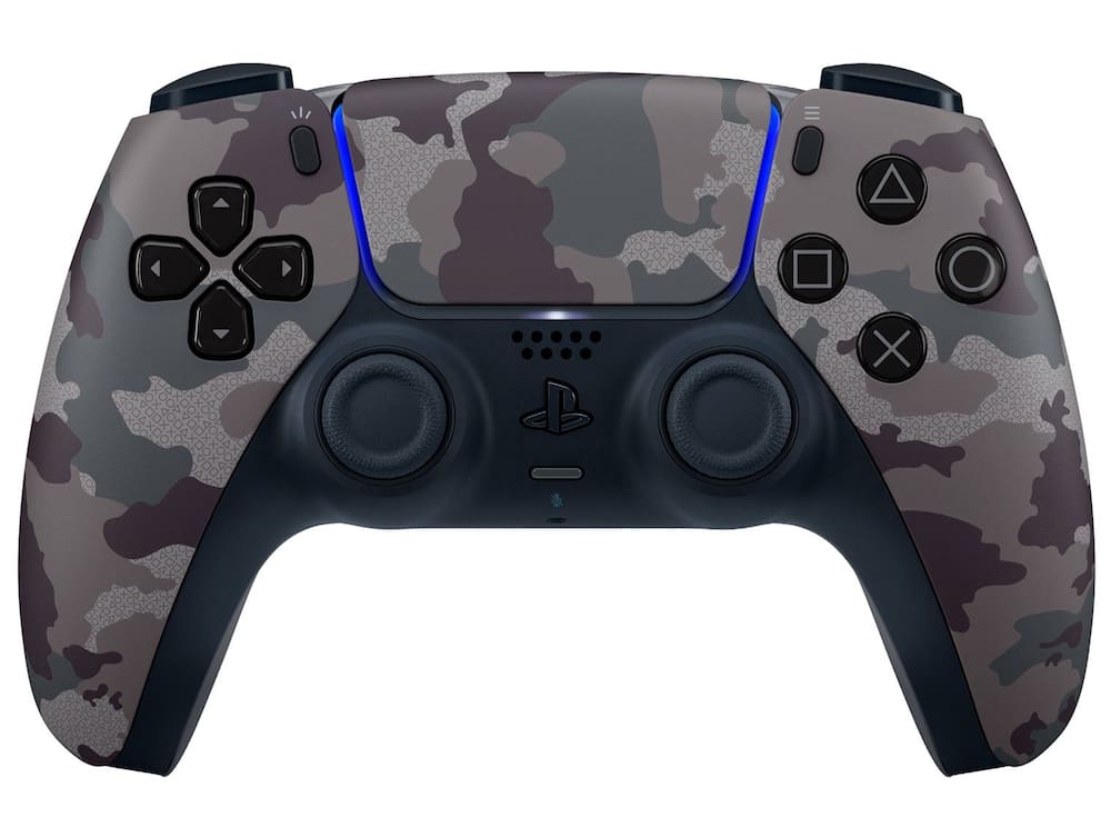 Controle PS5 e para PC sem Fio DualSense Sony Camuflado Cinza