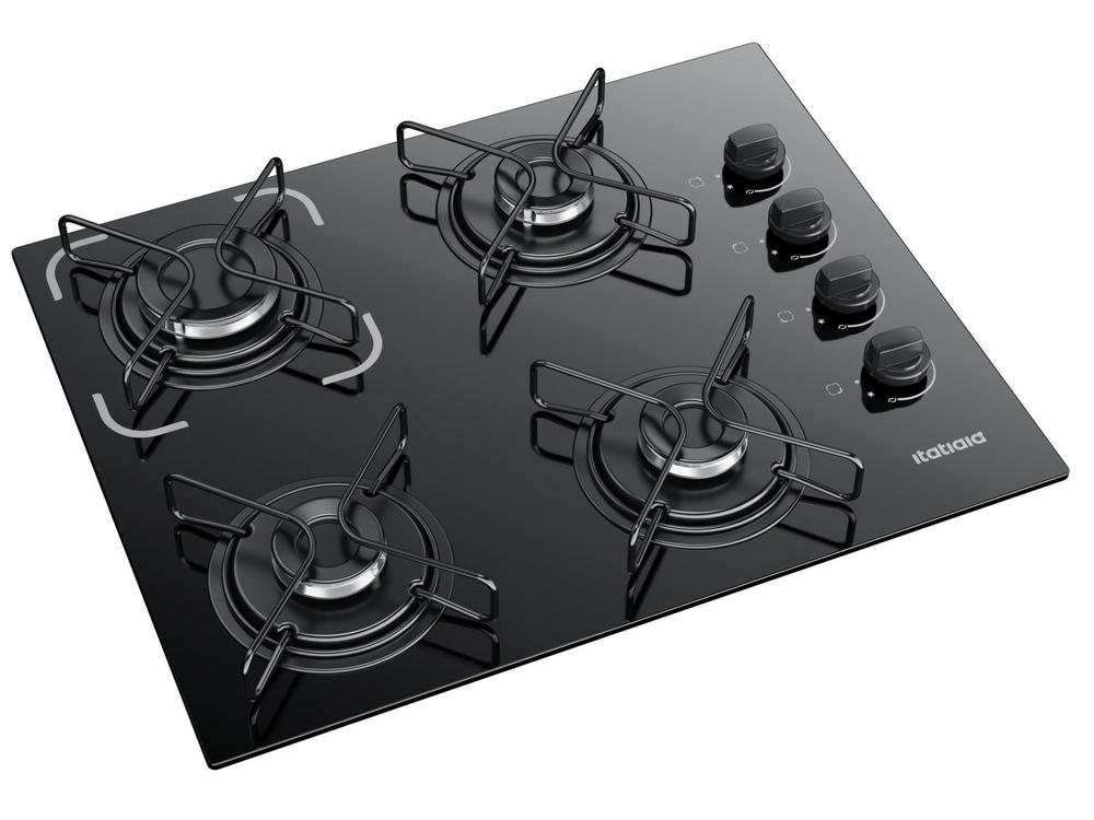 Cooktop Itatiaia Essencial 4 Bocas Bivolt Preto