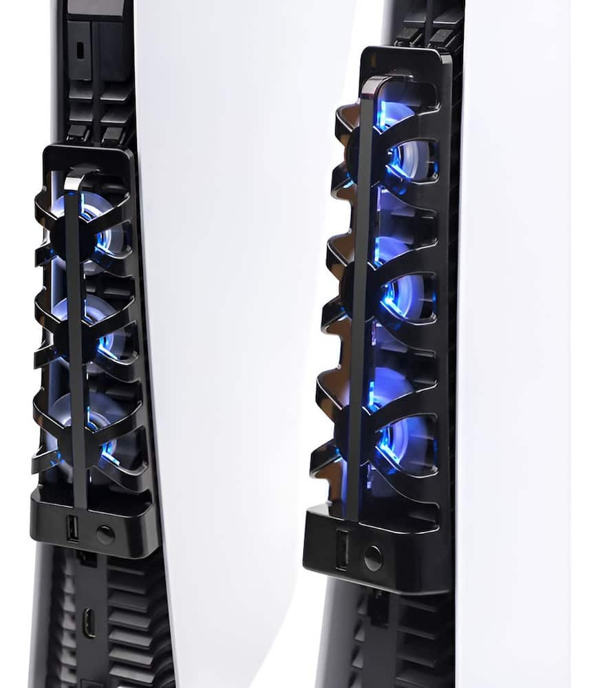 Cooler Led Ventilador Resfriador 3 Ventoinhas Usb Para Ps5