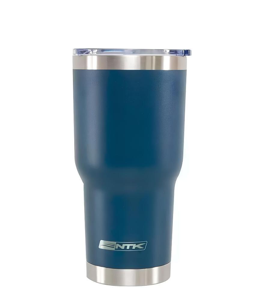 Copo Térmico Inox Siluet 850ml 2 Canudo e Escova NTK Azul - Nautika