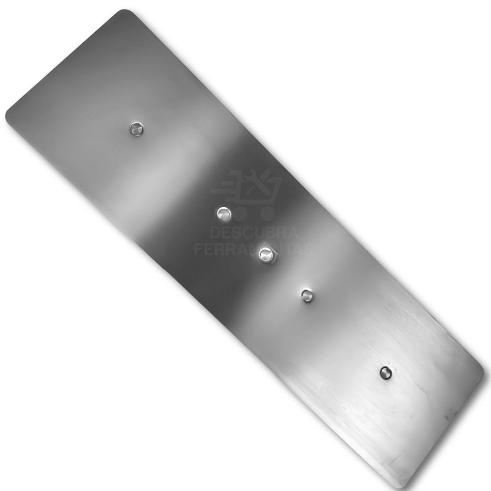 Desempenadeira Flexível 40cm Galo 309 01 Aço Inox Cantos Arredondados Cabo Aberto Texturas Reboco