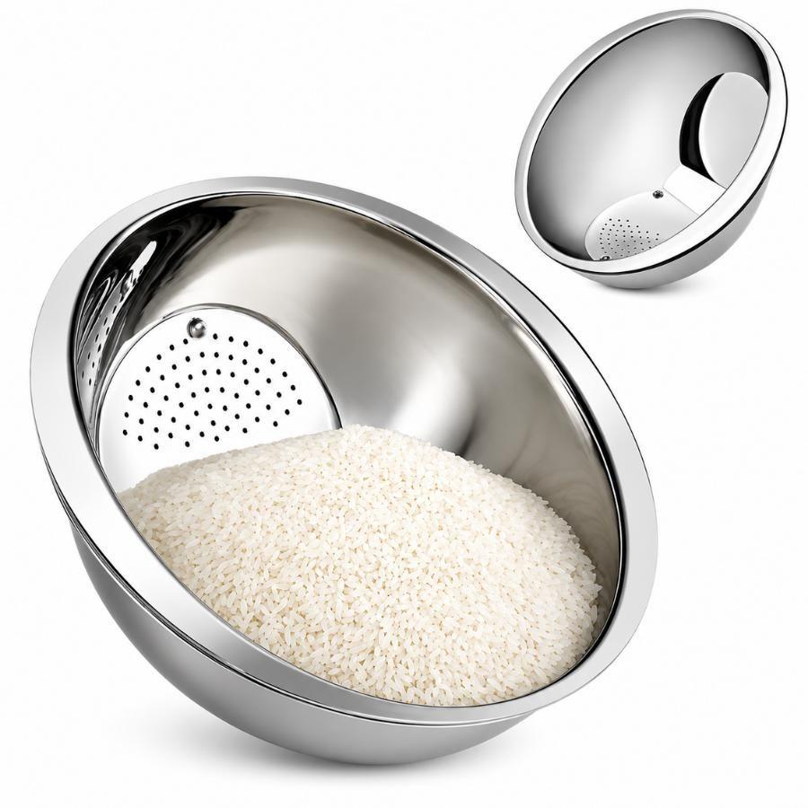 Escorredor de Arroz Legumes Verduras Frutas Inox Redondo 20cm - Fratelli