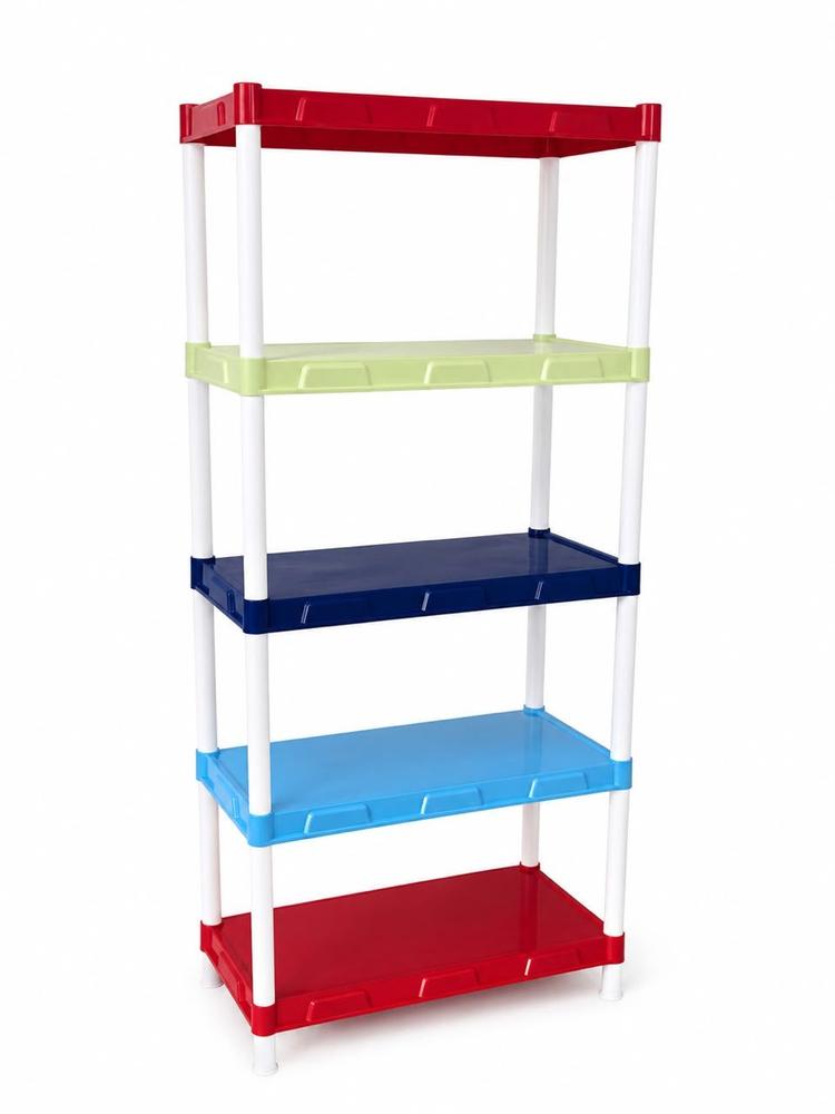 Estante modular com 05 prateleiras colorida 877