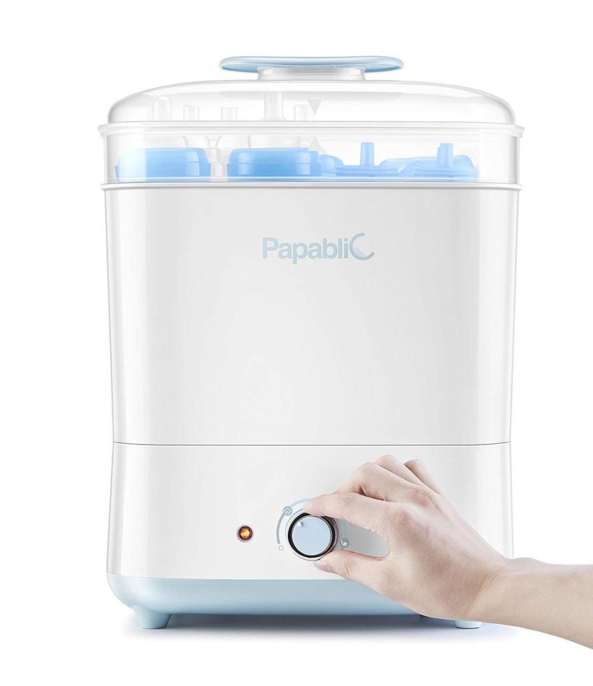 Esterilizador e Secador de Mamadeiras Elétrico a Vapor Papablic