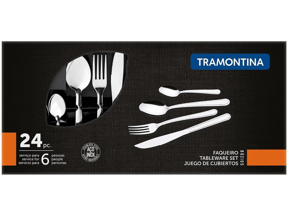 Faqueiro Inox Búzios 24 Peças - Tramontina