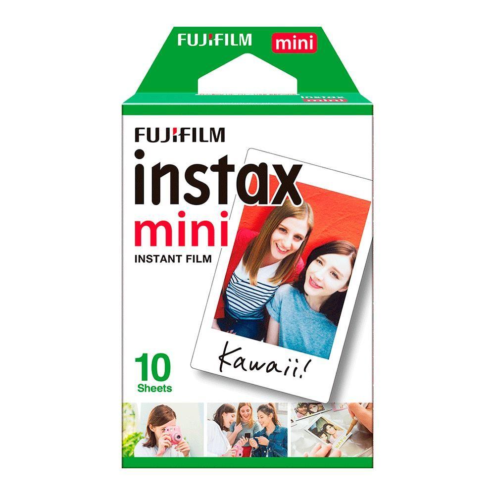 Filme Fujifilm para Câmera Fotográfica Instantânea Instax Mini Branco Pack 10 fotos