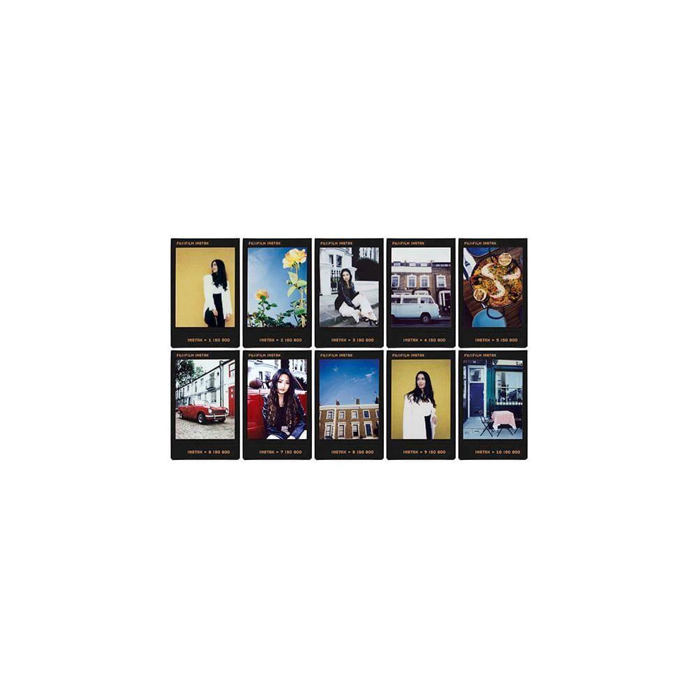 Filme Fujifilm para Câmera Fotográfica Instantânea Instax Mini Contact Sheet Pack 10 fotos Preto - foto 3