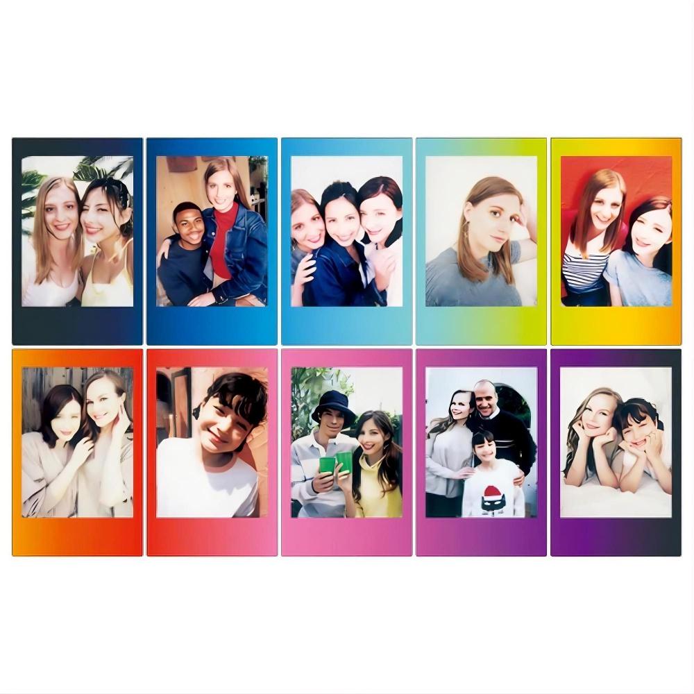 Filme Fujifilm para Câmera Fotográfica Instantânea Instax Mini Rainbow Pack 10 fotos coloridas