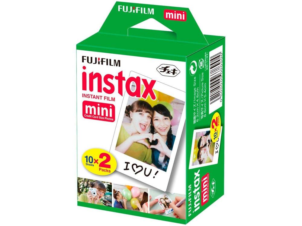 Filme Instantâneo Fujifilm Instax Mini - Branco 20 Poses