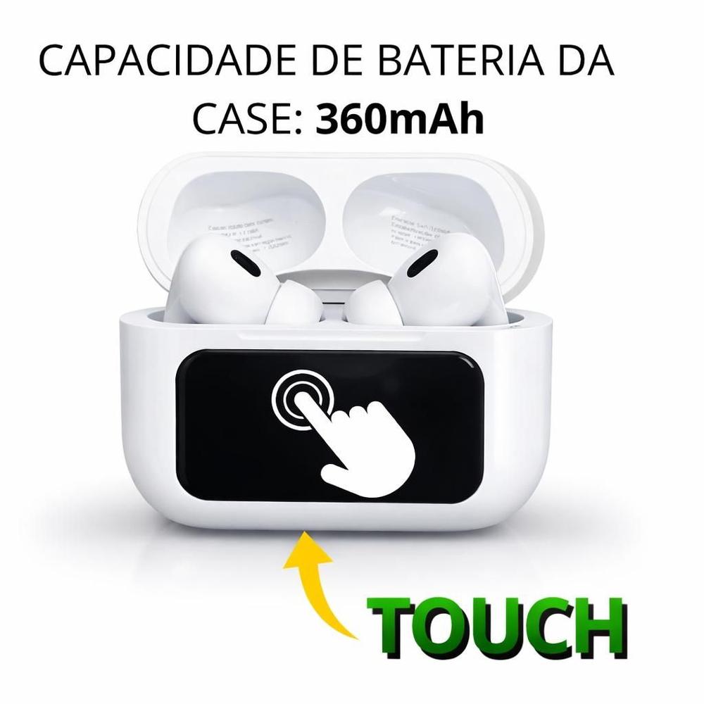 Fone De Ouvido Bluetooth KAIDI ORIGINAL Tela Touch Fone de Ouvido Sem Fio Cancelamento de Ruido - foto 3