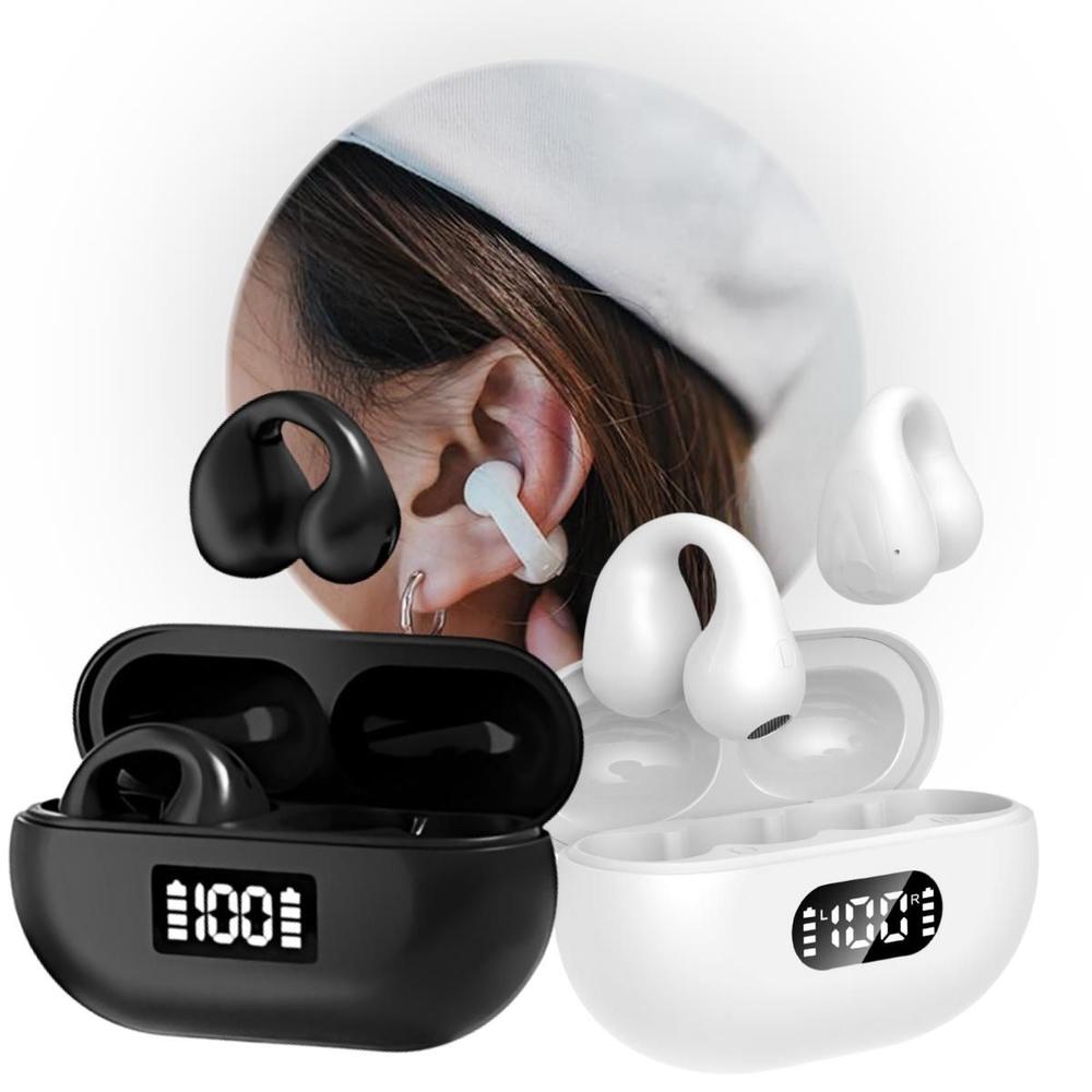 Fone De Ouvido Bluetooth Sem Fio Earcuffs Esportivo Brinco - ONYON