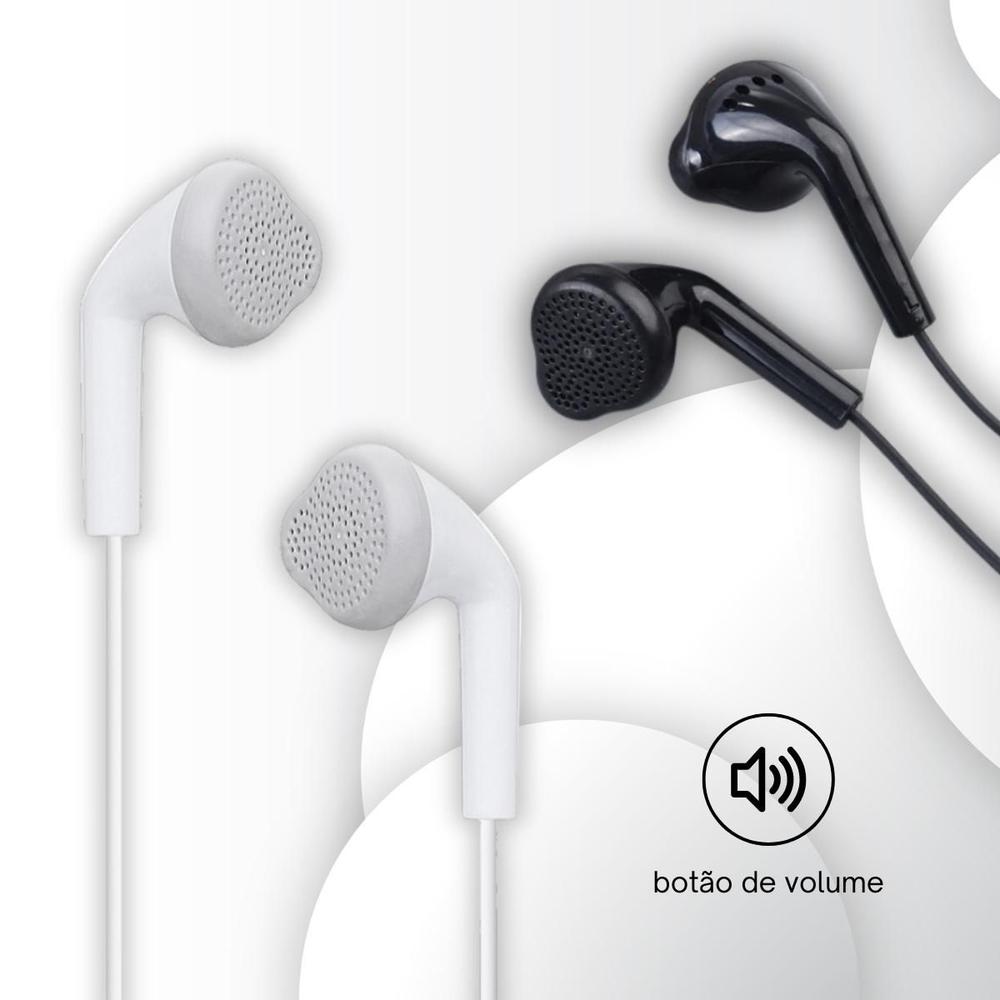 Fone De Ouvido Com Microfone Compatível com Samsung Galaxy