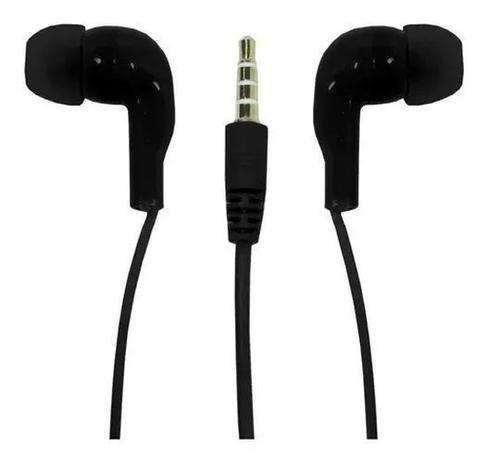 Fone de ouvido Intra Auricular com Microfone Slin Preto FO-11 - PMCELL